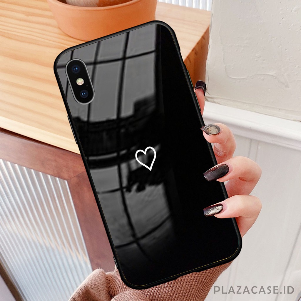 [K04] Case Glass Kaca LOVE OPPO A37 A3S A5S A7 A71 A83 A3S A1K F1S F3 F5 F11 RENO 2F A5 A9 2020