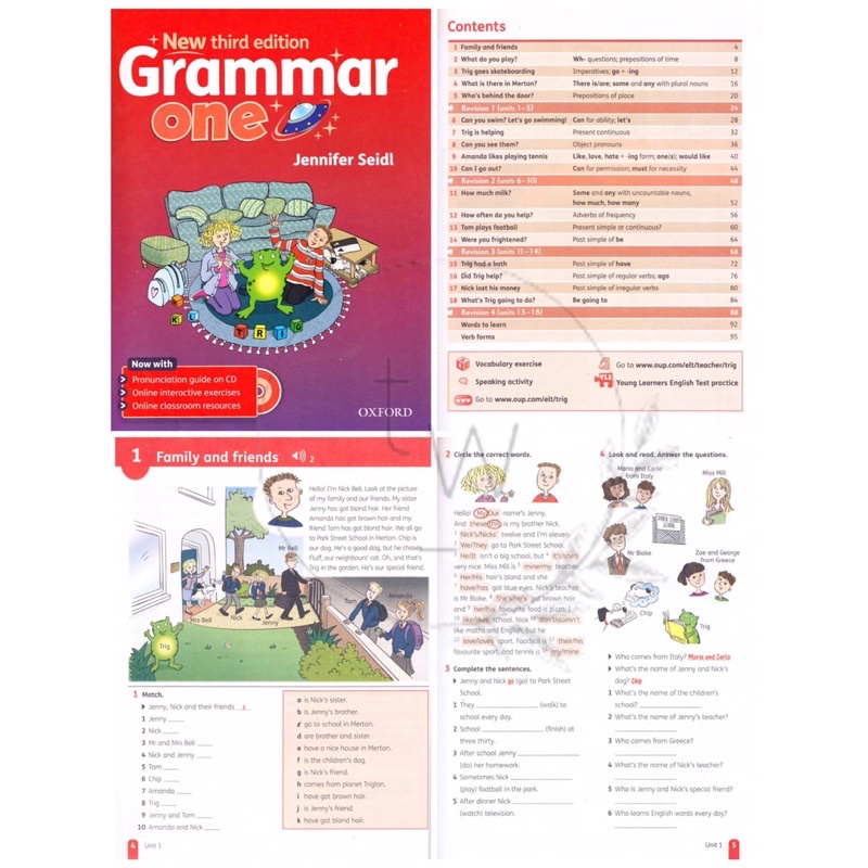 Oxford Grammar New Third Edition Book Level Starter One Two Three - Buku Grammar Inggris Anak SD-2