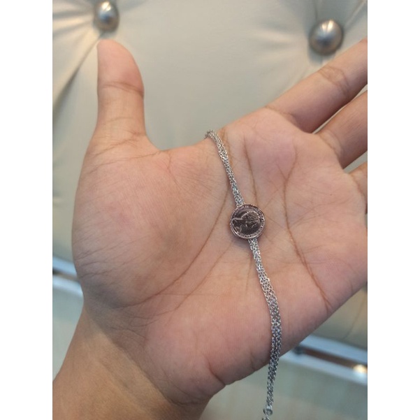 gelang rantai koin kombinasi