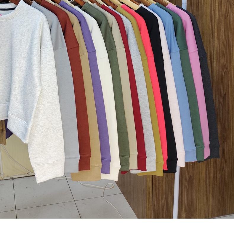 Switer Wanita Polos - Switer import - Sweater Wanita / switer crop / Sweater