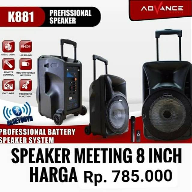 SPEAKER AKTIF MEETING ADVANCE 8INCH NEW #kotacirebon#