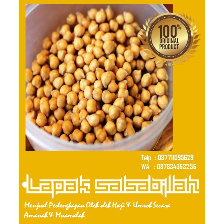

Kacang Arab Oleh-oleh Haji dan Umroh 1kg