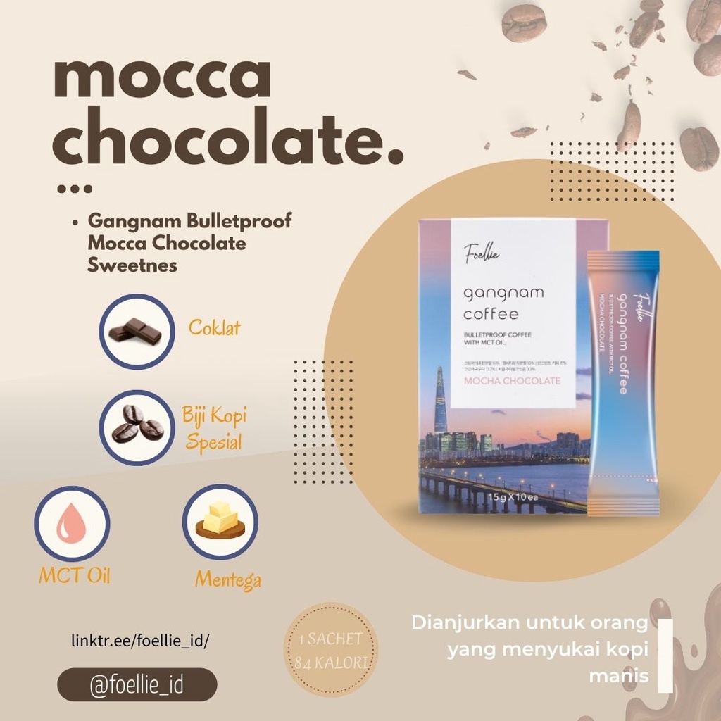 

Foellie Gangnam Coffee Korea- Mocha Chocolate