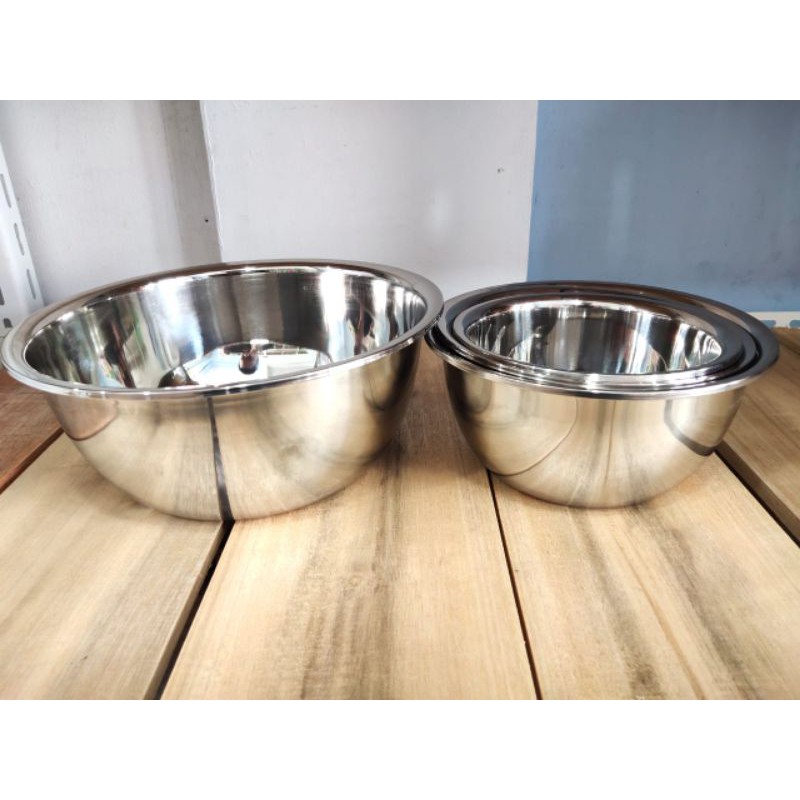 Baskom stainless  bravorus/Mangkuk air/Mangkuk sop