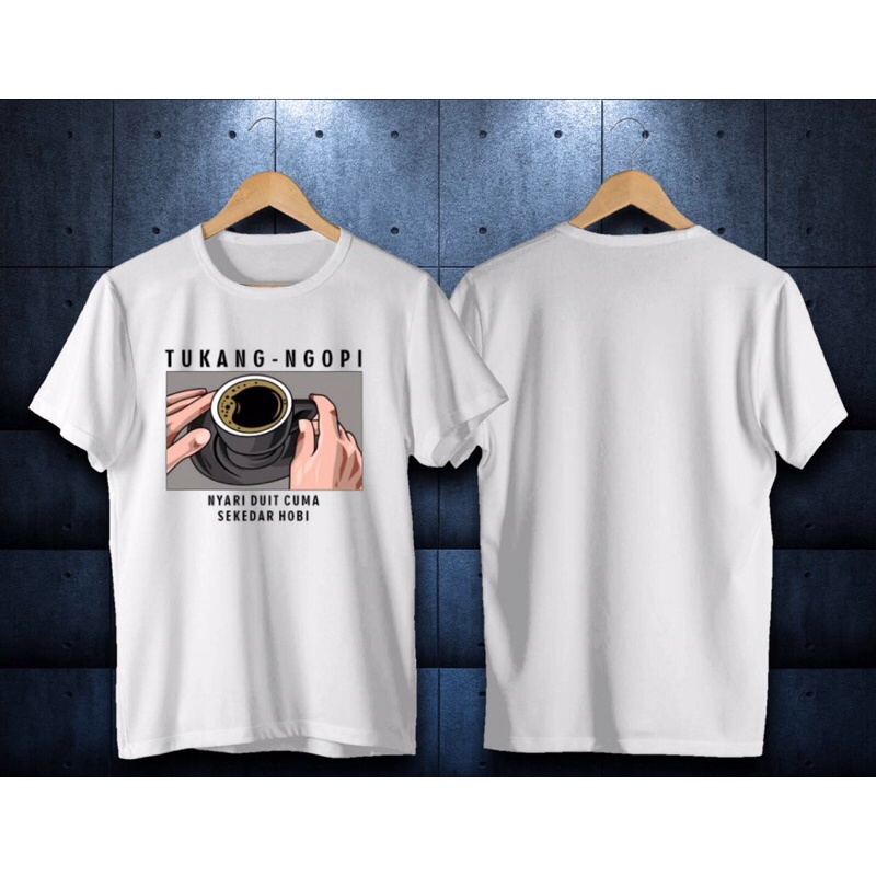 KAOS DISTRO PRIA-KAOS TUKANG KOPI-KAOS PRIA HOBI KOPI-KAOS PECINTA KOPI KEKINIAN