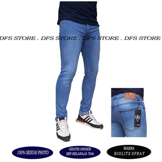 DFS Celana Jeans Slim fit Melar Ngaret Original 7 