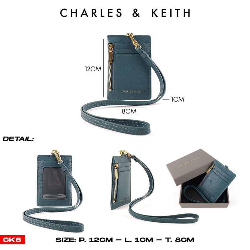 lanyard id Charles and keith free box import name tag C&amp;K import