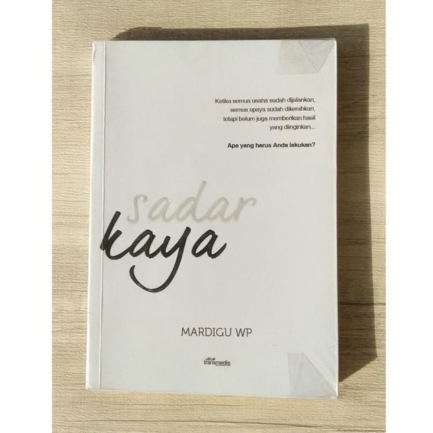 Buku Original Preloved Sadar Kaya By Mardigu Wowiek