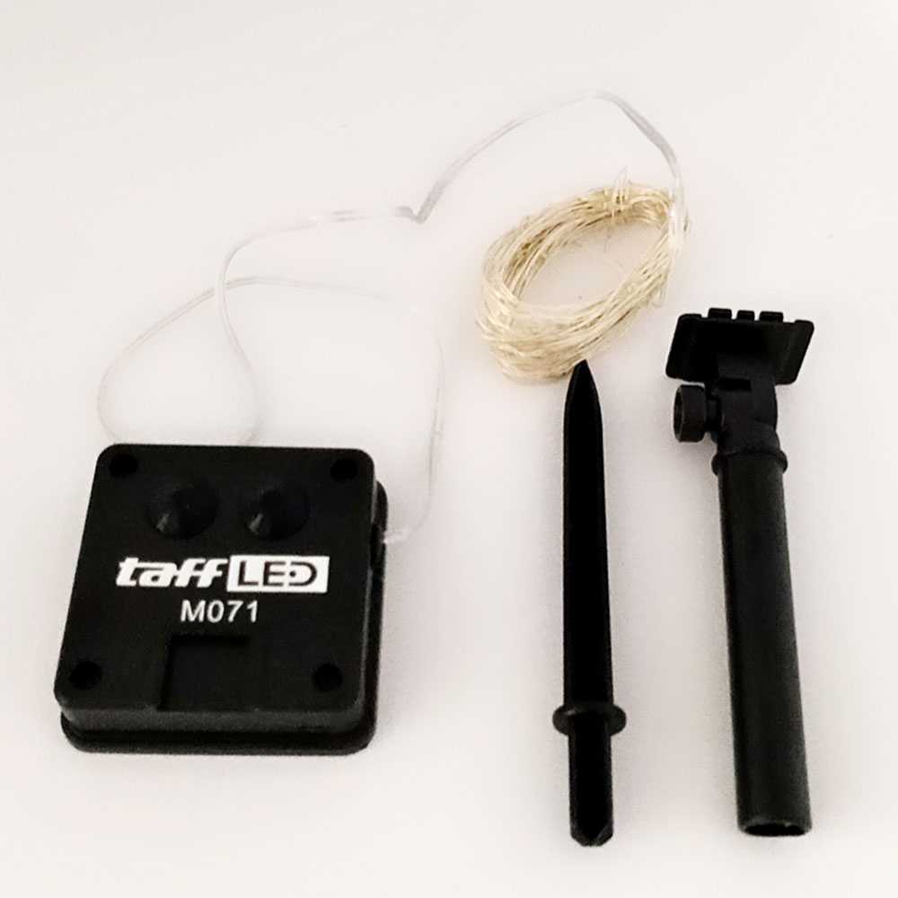 TaffLED Lampu Hias Dekorasi 100 LED Solar Panel