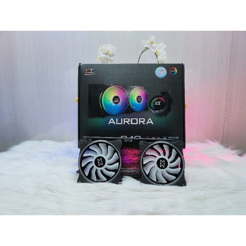 Fan Xigmatex Aurora 240 AIO Liquid Cooler ARGB LED New ex Display Berkualitas