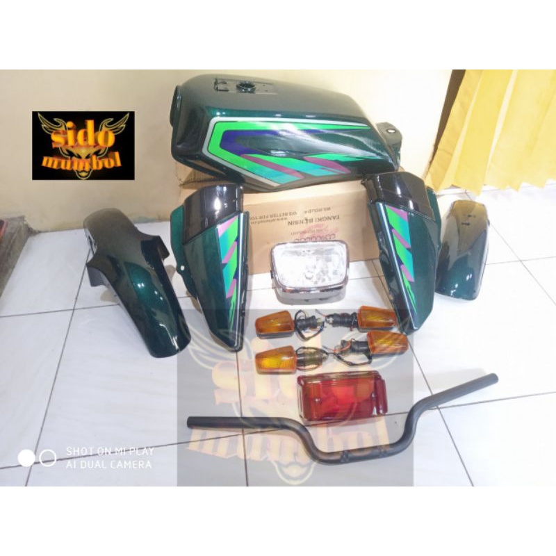 paket tangki rx king tahun 1997 warna hijau botol - paket rx king - tangki rx king - set rx king 01 