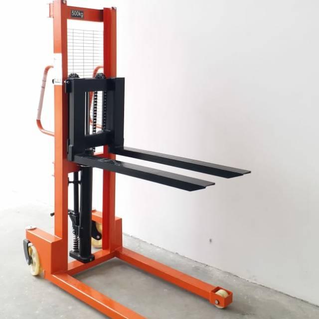 Jual Hand stacker 500kg/1.2meter / hand lift / hand pallet / hand