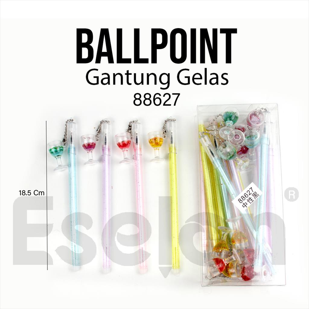 Pulpen Bulpen Gel Fancy Korea Lucu Model Gelas Wine 88627 Import Terlaris bisa Cod