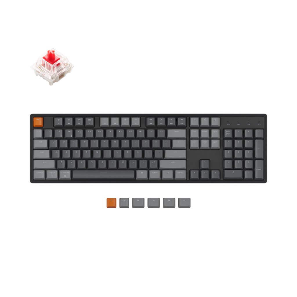 Jual Keychron K10 FULL SIZE Gateron Mechanical Hot-Swappable RGB