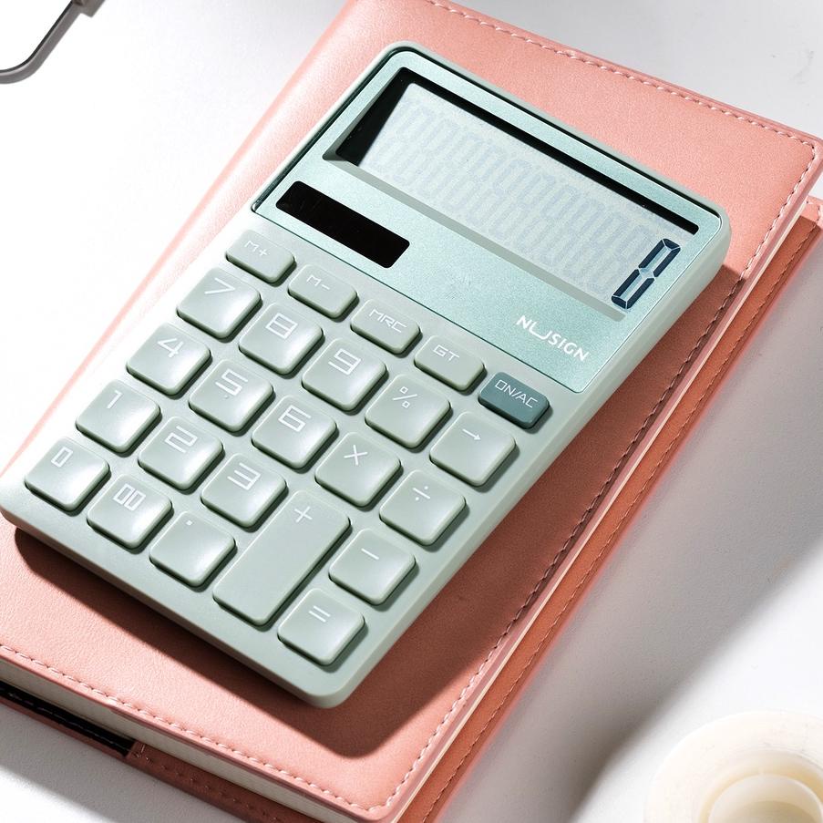 

BEST SELLER ❀ Nusign Desktop Calculator / Kalkulator Meja Berbagai Warna Pastel Lucu 12 Digit Dual Power ENS042,,,