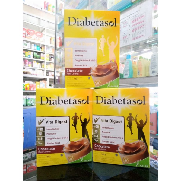 SUSU DIABETASOL COKLAT 170 GR