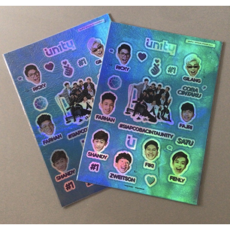 

Hologram Sticker Un1ty