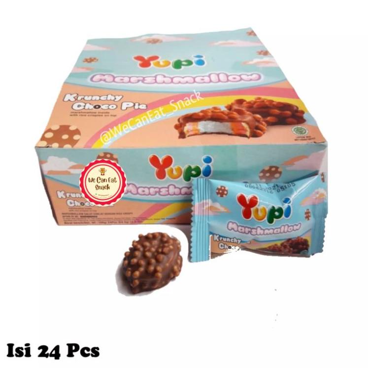 

DISKON Yupi Marshmallow Krunchy Choco Pie (isi 24) [bv -797]