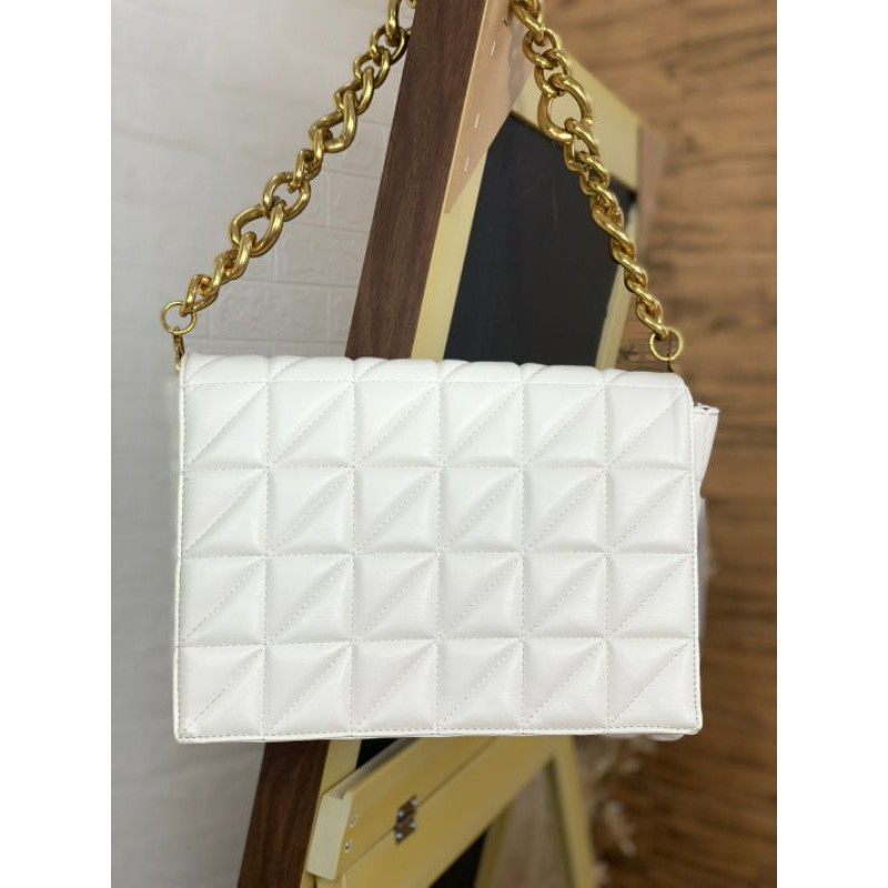 COD Tas Wanita Zara Quilted Chain Strap Shoulder Bag Ori Premium Import