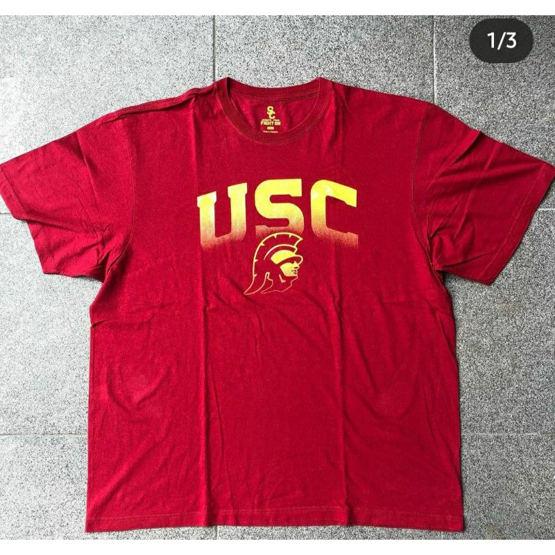 KAOS VINTAGE SECOND PAKAIAN PRIA USC TROJAN KAOS UNISEX ATASAN PRIA BAJU VINTAGE