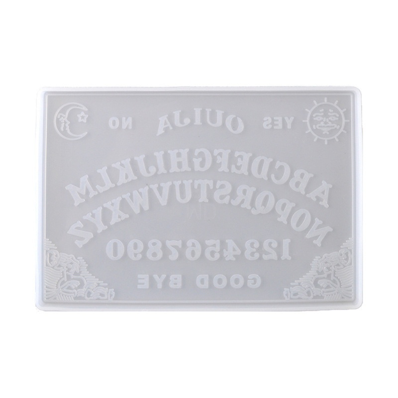 SIY  2Pcs Ouija- Board Planchette Resin Molds Gothic Ouija- Board Game Silicone Molds