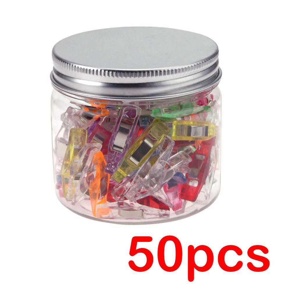 50Pcs Klip Holder Wonder Clip Bahan Plastik untuk Patchwork / Quilting astarit.id