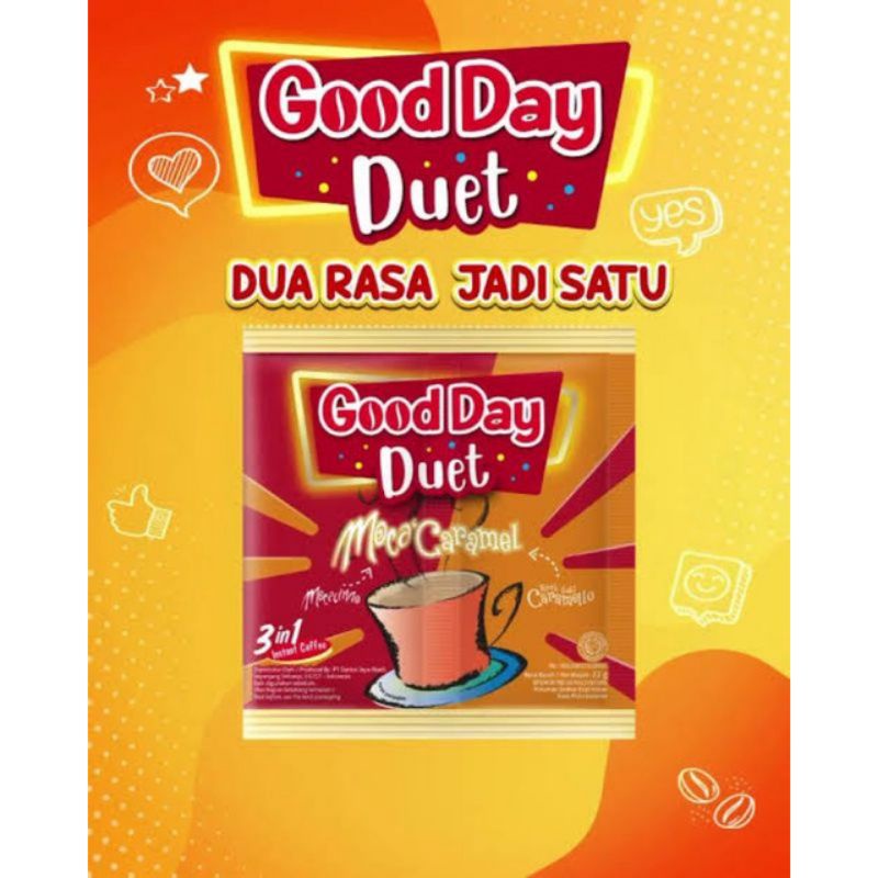 

TERBARU!! KOPI Good Day DUET isi 5 sachet