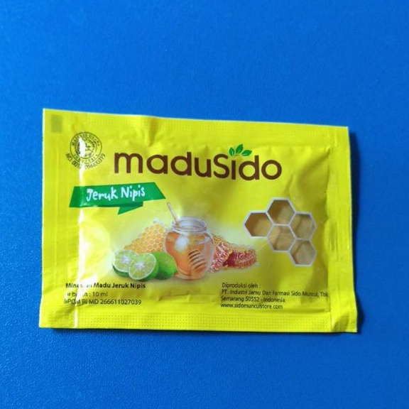 

Madu Asli Sidomuncul - Madusido jeruk Nipis - 1 Sachet