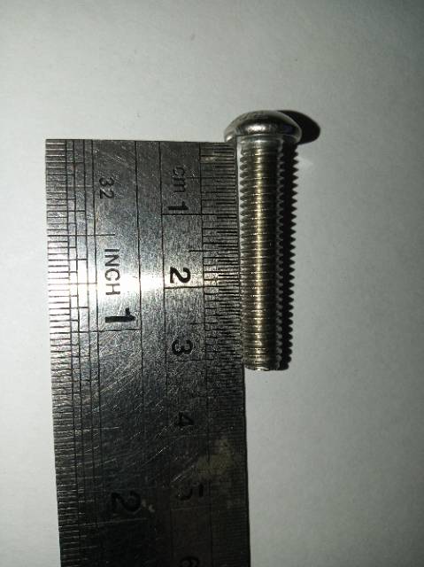 Button L M6 X 30 (3cm)stainless 304