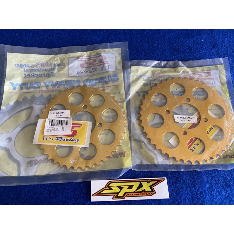 GIR SSS SUZUKI SMASH 38,40,42 TEBAL 415 GOLD ALUMINIUM