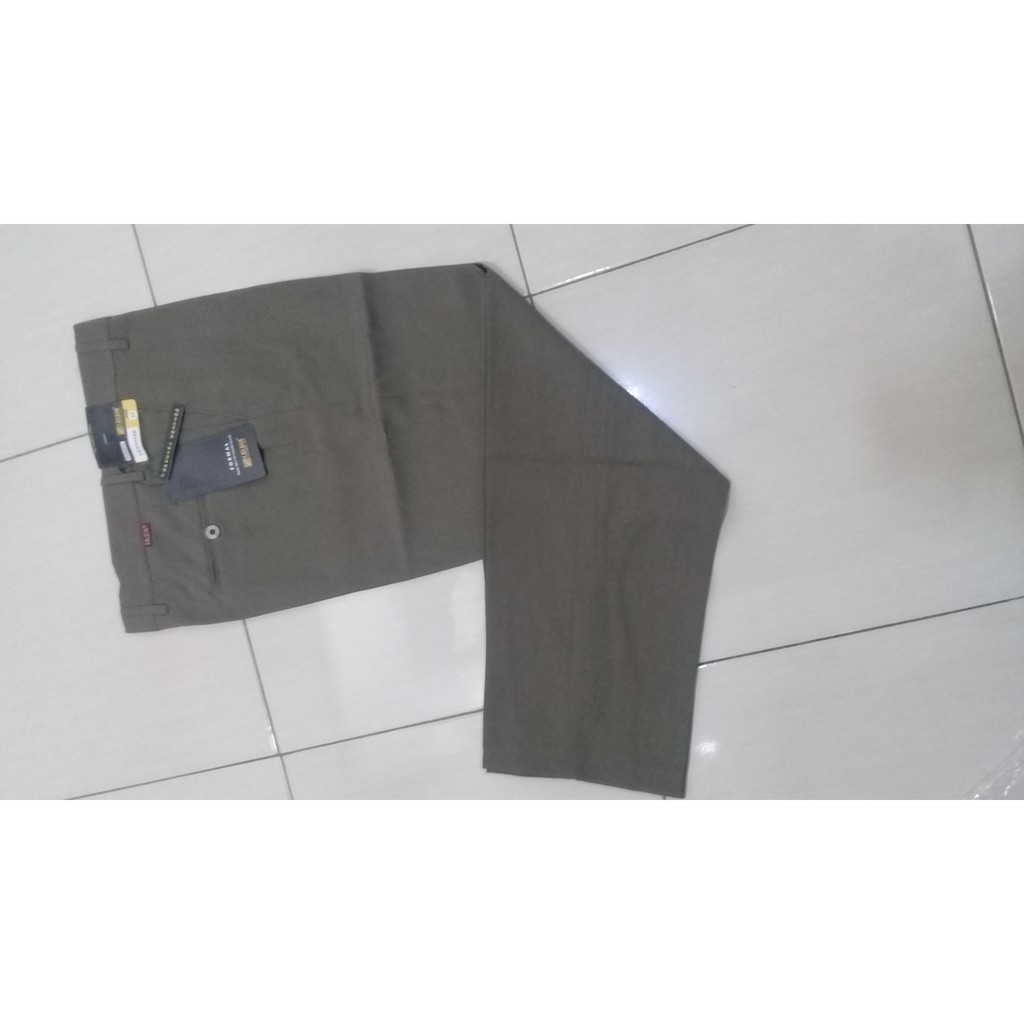 Celana Formal Pria Kerja Standart Kantor Bahan Kain Teflon Size 27 - 38 Murah Adem Nyaman CALDIN