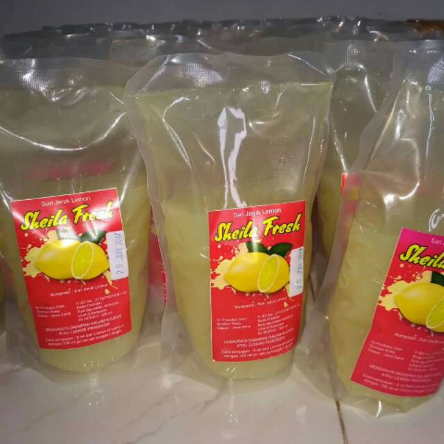 

Sari lemon dan jus diet