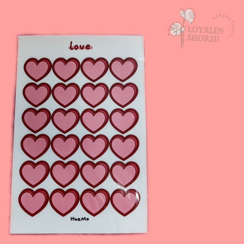 

1pc Stiker Love Desain Untuk Dekorasi Scrapbook