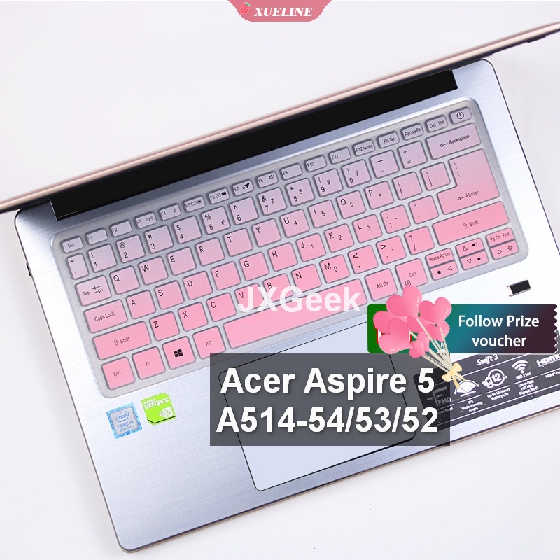 Cover Pelindung Keyboard Bahan Silikon Warna Hitam Untuk Acer 3 SF314 SF314-52 - 51VX 14 aspire 3 a314-22-r6f4