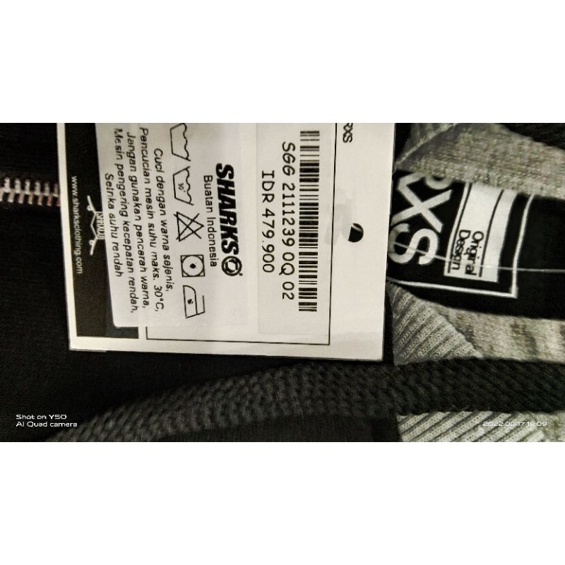 JAKET HOODIE SHARKS PRIA ORIGINAL