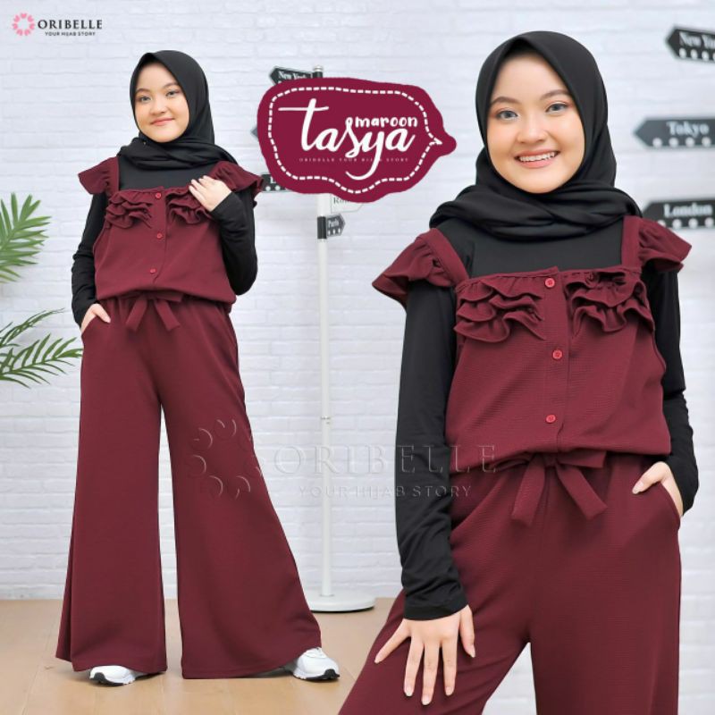 JUMPSUIT TASYA ORIBELLE || SET HIJAB &amp; INNER