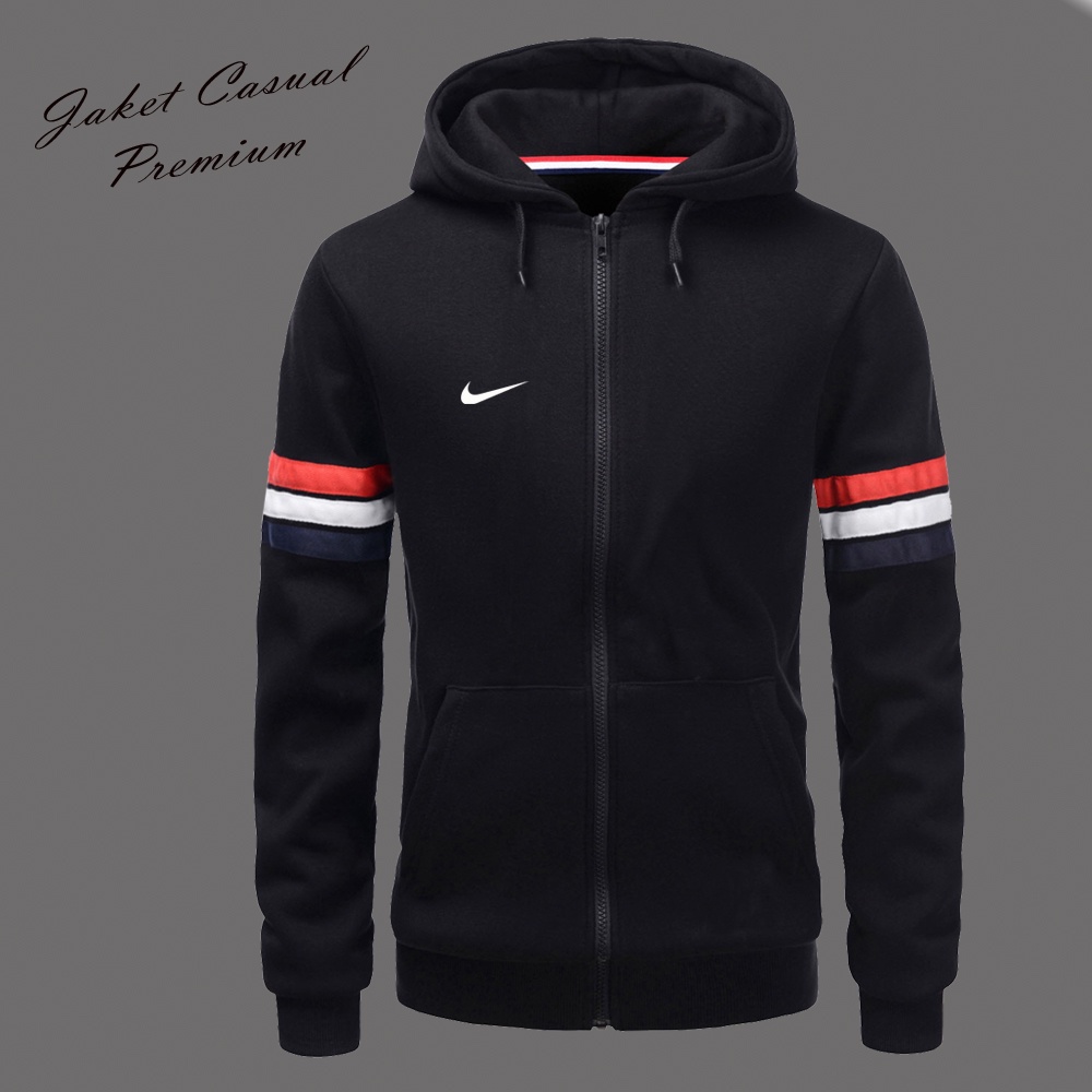 Sweater Hoodie Pria Logo Nike Terbaru / Hoodie Kupluk Zipper Pria Original / Hoodie Pria / Sweater P