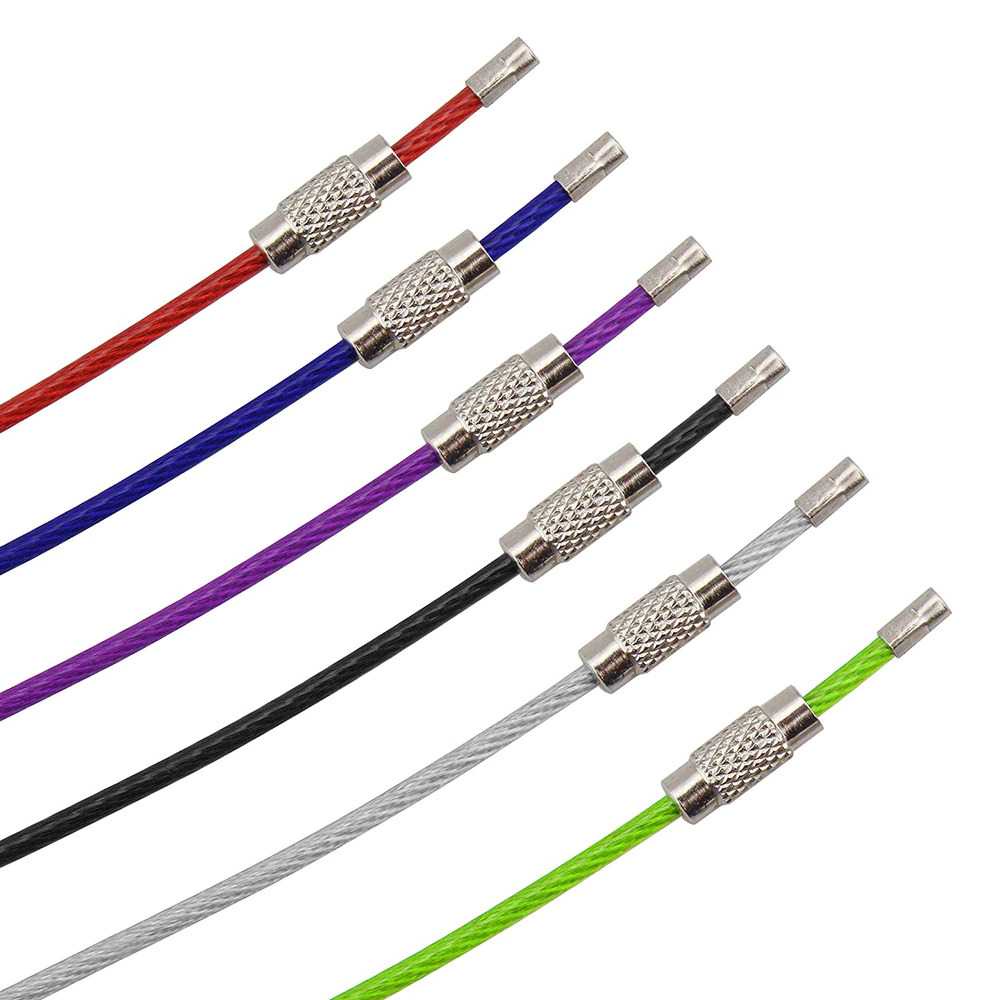 Kunci Tali Gembok Serbaguna Stainless Steel Wire Cable Sepeda pagar F10