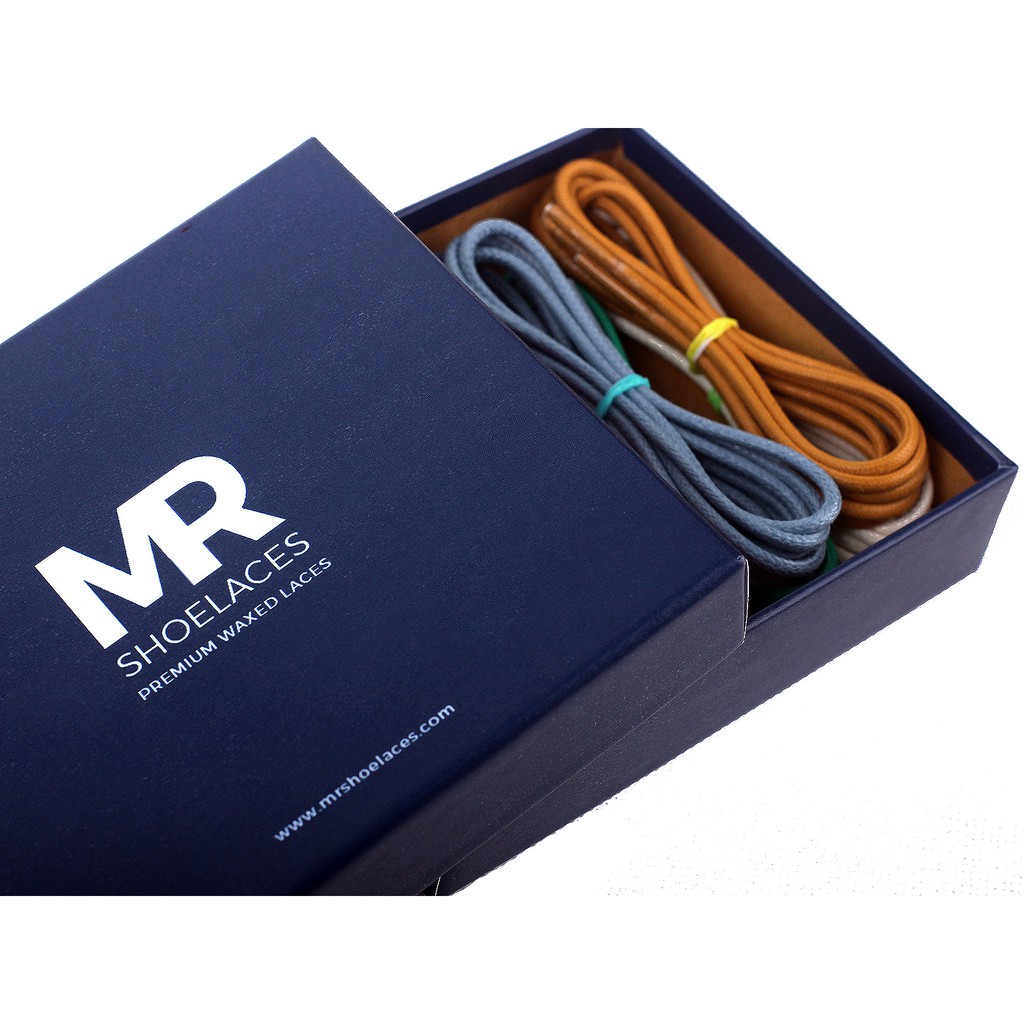 MR Shoelaces BOXRD100 Paket Tali Sepatu Bulat Round 2-3mm 100cm Isi 6 atau 10 Pasang (Ultimate Box)