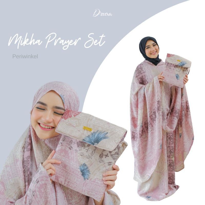 Mukena Mikha Prayer Set 2 in 1 by Dzeera Classic  Style atau Ponco Style