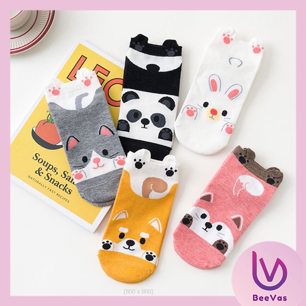 BV.ID KK688 KAOS KAKI BAYI PENDEK KARAKTER  ANAK PEREMPUAN LAKI LAKI MOTIF HEWAN 3D LUCU BABY SOCKS KIDS CUTE UNIK ANTI SLIP