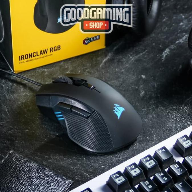Pengiriman Cepat CORSAIR IRONCLAW RGB Gaming Mouse CUCI GUDANG