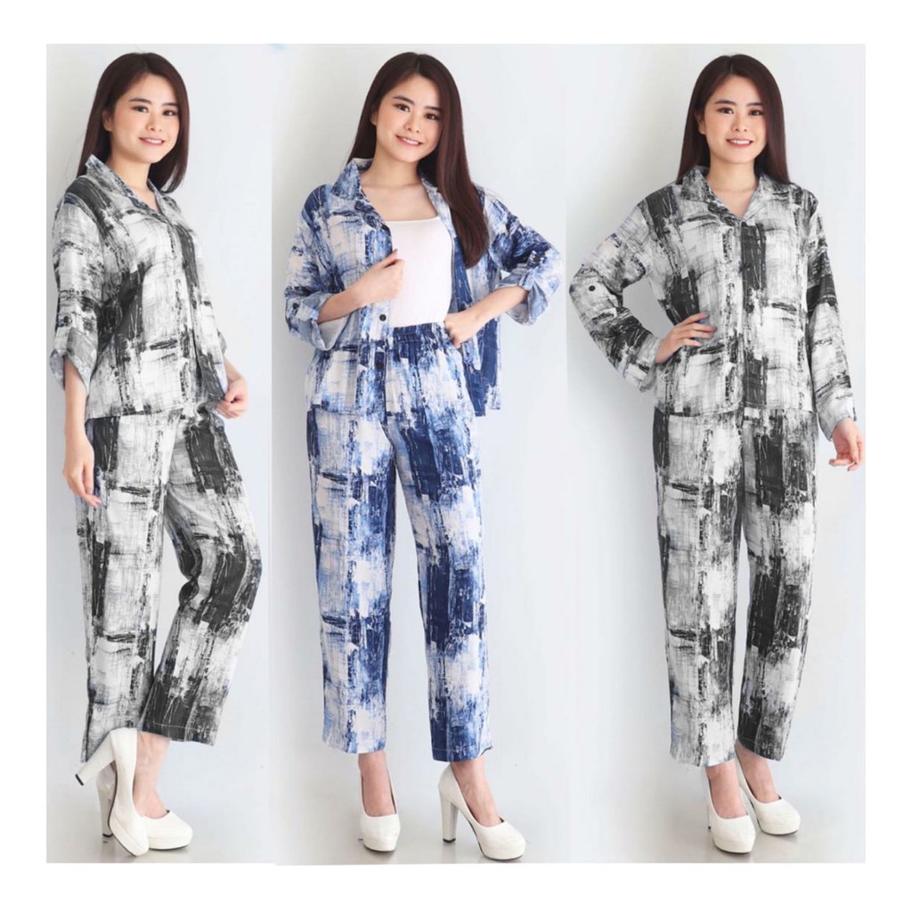 RX Fashion - One Set Khalisa (Tie Dye) / Set Khalisa Galaxy Tie Dye CP / Set Khalisa Tie Dye PP -R1-3