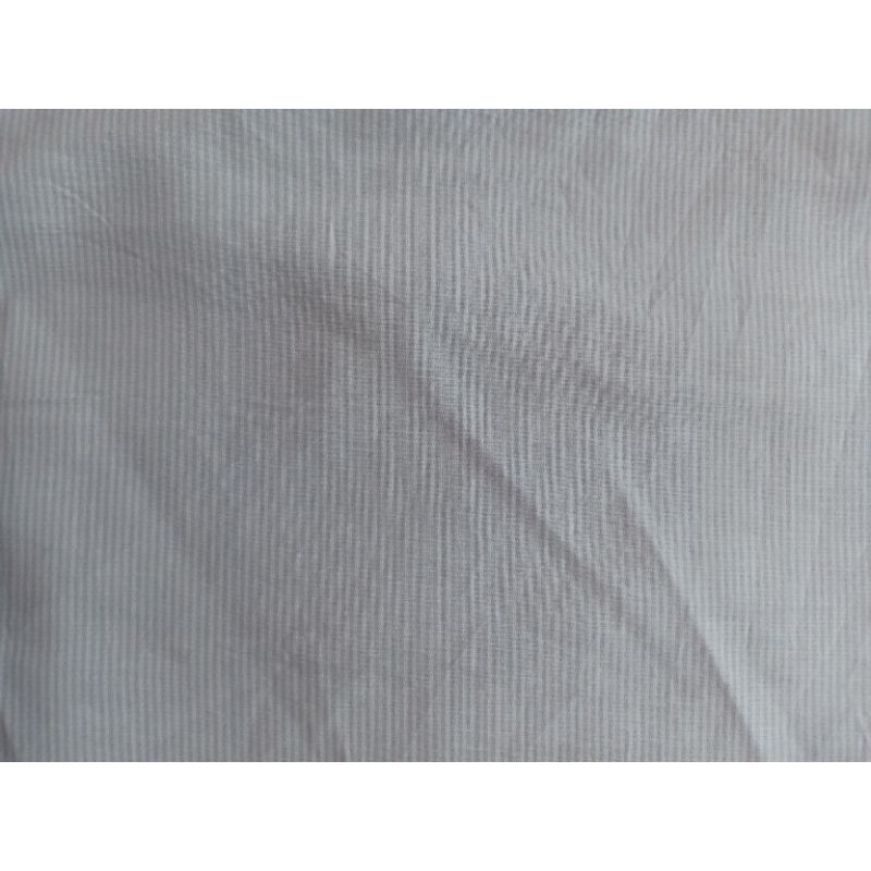 KAIN KATUN SALUR BIRU PUTIH