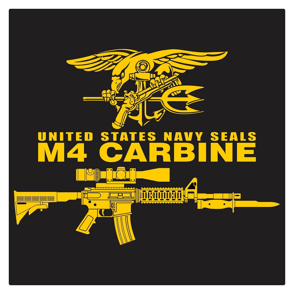 US Navy Seals M4 Carbine series 9, Cutting Sticker