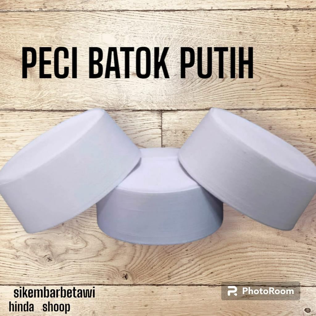PECI BATOK PUTIH KERAS PECI BATOK PENDEK 7 CM PECI HAJI PECI BATOK PUTIH ANAK LAKI LAKI PECI BATOK