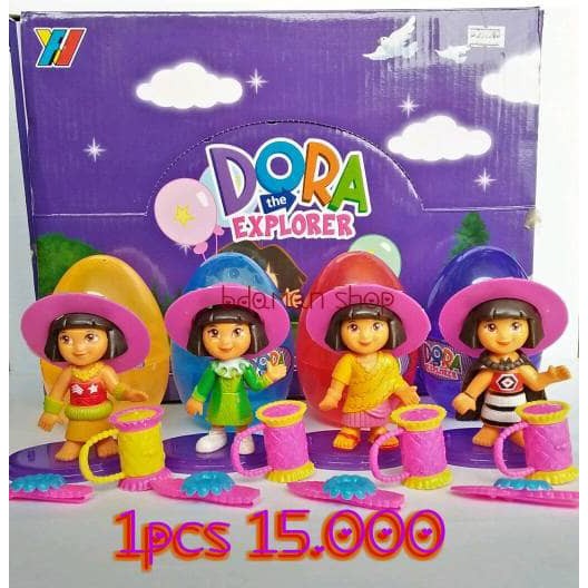 Egg suprise / Mainan Telor Dora Explorer/ Dora Figure