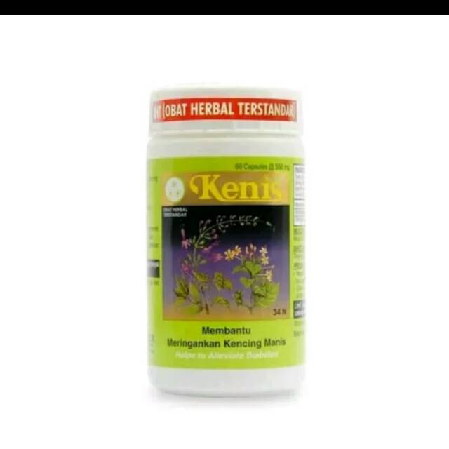 Kenis 60 Kapsul.Borobudur Herbal -Membantu Meringankan Kencing Manis & Diabetes