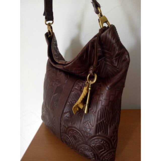 fossil deasy embossed