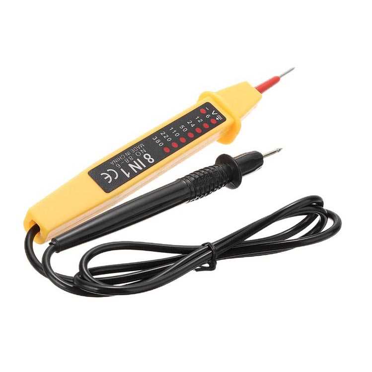 Alat Tester Kelistrikan Mobil Motor Multifungsi AC/DC Voltage Meter 6V-380V